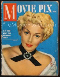 2m103 MOVIE PIX magazine April 1950 is it true what they say about sexy Lana Turner!