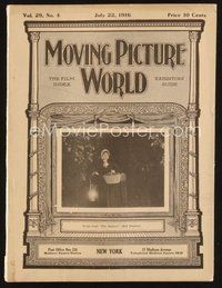 2m062 MOVING PICTURE WORLD exhibitor magazine July 22, 1916 great Charlie Chaplin ads, Harold Lloyd