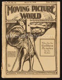 2m073 MOVING PICTURE WORLD exhibitor magazine March 22, 1919 D.W. Griffith, Sessue Hayakawa!