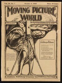 2m069 MOVING PICTURE WORLD exhibitor magazine October 5, 1918 Mutt & Jeff, Romance of Tarzan!