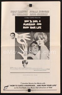 2m138 HOW TO SAVE A MARRIAGE pb '68 Dean Martin, Stella Stevens, Eli Wallach, And Ruin Your Life!