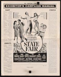2m186 STATE FAIR pressbook '62 Pat Boone, Ann-Margret, Rodgers & Hammerstein musical!