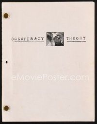 2m198 CONSPIRACY THEORY revised draft script September 25, 1996, screenplay by Brian Helgeland!