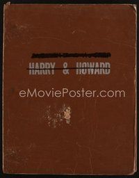 2m206 HARRY & SON script '84 screenplay by Ronald L. Buck, working title Harry & Howard!