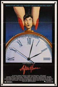 2p020 AFTER HOURS style B 1sh '85 Martin Scorsese, Rosanna Arquette, great art by Mattelson!