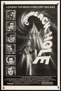 2p069 BLACK HOLE 1sh '79 Disney sci-fi, Schell, Anthony Perkins, Robert Forster & Yvette Mimieux!