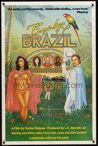 2p108 BYE BYE BRAZIL int'l 1sh '80 Carlos Diegues directed, Page Wood art of sexy dancer!