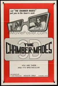 2p127 CHAMBER-MADES 1sh '75 Andrea True, 3D sex, you are there, and it's spectacular!