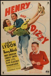 2p336 HENRY & DIZZY style A 1sh '42 Jimmy Lydon as Henry Aldrich, Mary Anderson, Charles Smith