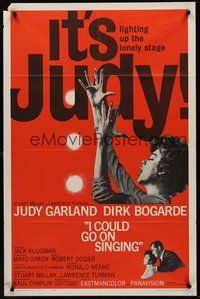 2p374 I COULD GO ON SINGING 1sh '63 Judy Garland lights up the stage in the role of her life!