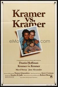 2p432 KRAMER VS. KRAMER 1sh '79 Dustin Hoffman, Meryl Streep, child custody & divorce!