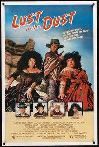 2p481 LUST IN THE DUST 1sh '84 Divine, Tab Hunter, together they ravaged the land, wild image!