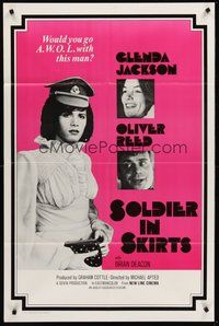 2p928 TRIPLE ECHO 1sh R75 Glenda Jackson, Oliver Reed, Soldiers in Skirts!