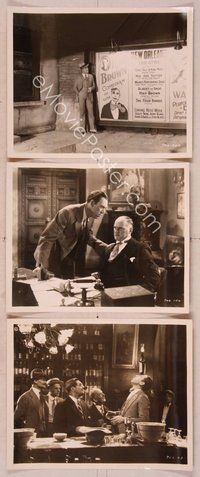 2r424 BEHIND THE MAKE-UP 3 8x10 stills '30 great images of vaudeville actor Paul Lukas!