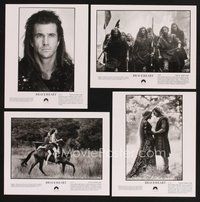 2r252 BRAVEHEART 6 8x10 stills '95 cool images of Mel Gibson as William Wallace!
