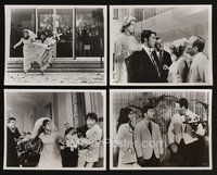 2r353 GRADUATE 4 set 3 8x10 stills '68 images of Dustin Hoffman & Katharine Ross escaping wedding!