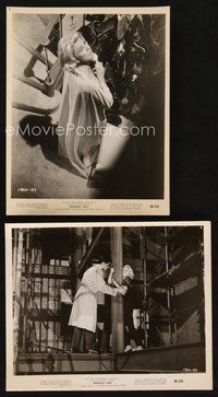 2r515 MIDNIGHT LACE 2 8x10 stills '60 images of beautiful scared Doris Day & John Gavin!