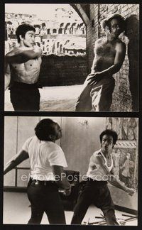 2r521 RETURN OF THE DRAGON 2 8x10 stills '74 Bruce Lee classic, great images of Lee in action!