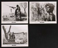 2r468 WALKABOUT 3 8x10 stills '71 Jenny Agutter & Luc Roeg follow David Gulpilil in the Outback!