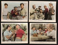 2r889 BENEATH THE 12-MILE REEF 4 color 8x10 stills '53 Robert Wagner, Terry Moore, Gilbert Roland