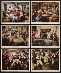 2r617 BUCCANEER 9 color 8x10 stills '58 Yul Brynner, Charlton Heston, directed by Anthony Quinn!