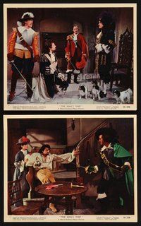 2r981 KING'S THIEF 2 color 8x10 stills '55 Edmund Purdom, David Niven, George Sanders, Ann Blyth