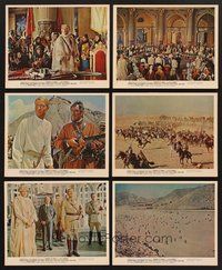 2r626 LAWRENCE OF ARABIA 9 color 8x10 stills '63 David Lean, Anthony Quinn, Peter O'Toole, Guinness
