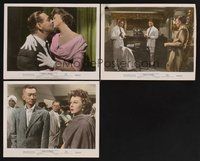 2r954 SOLDIER OF FORTUNE 3 color 8x10 stills '55 Clark Gable, sexy Susan Hayward, Michael Rennie
