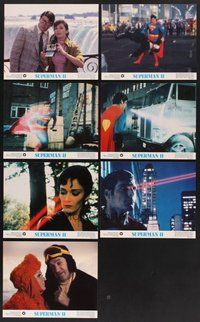 2r961 SUPERMAN II 7 color 8x10 stills '81 Christopher Reeve, Gene Hackman, Margot Kidder