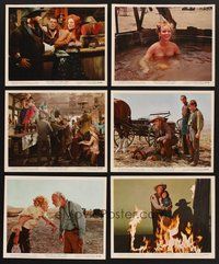 2r849 WELCOME TO HARD TIMES 6 color 8x10 stills '67 Henry Fonda, Janice Rule, Keenan Wynn, Paige
