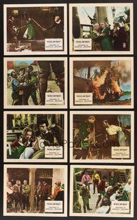 2r713 DEVIL-SHIP PIRATES 8 color English FOH LCs '64 Hammer, Christopher Lee, Andrew Kier!