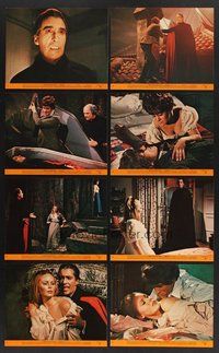 2r735 DRACULA HAS RISEN FROM THE GRAVE 8 CanUS 8x10 mini LCs '69 Hammer vampire, Christopher Lee!