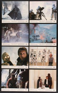 2r739 EMPIRE STRIKES BACK 8 8x10 mini LCs '80 Harrison Ford, Carrie Fisher, Mark Hamill, classic!