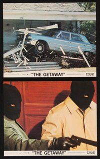 2r976 GETAWAY 2 8x10 mini LCs '72 crime classic directed by Sam Peckinpah!