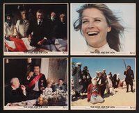 2r925 WIND & THE LION 4 8x10 mini LCs '75 John Huston, Sean Connery & pretty Candice Bergen!