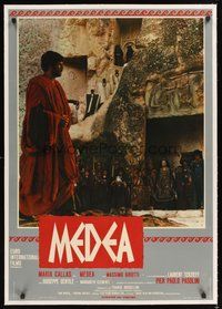 2s161 MEDEA linen Italian lrg pbusta '69 directed by Pier Paolo Pasolini, Maria Callas!