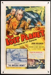 2s454 LOST PLANET linen chapter 13 1sh '53 sci-fi serial, never before such science fiction thrills!