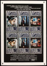 2s472 MYSTERY TRAIN linen 1sh '89 directed by Jim Jarmusch, Masatoshi Nagase, Youki Kudoh