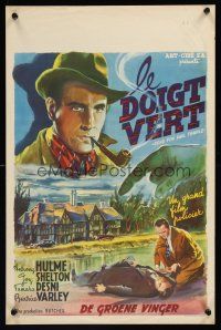 2t390 SEND FOR PAUL TEMPLE Belgian '46 Wik art of detective Anthony Hulme!