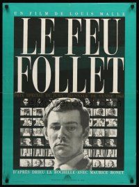 2t478 FIRE WITHIN French 23x32 '63 Louis Malle's Le Feu Follet, Maurice Ronet, Ferracci art!