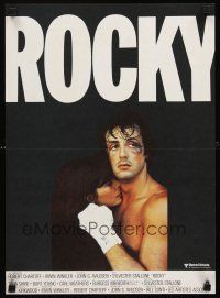 2t518 ROCKY French 15x21 '77 Sylvester Stallone, Talia Shire, Burgess Meredith, boxing classic!