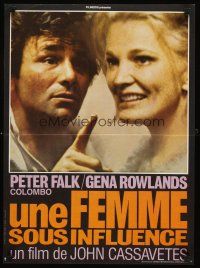 2t524 WOMAN UNDER THE INFLUENCE French 15x21 '76 John Cassavetes, Peter Falk, Gena Rowlands!