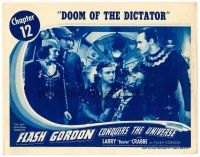 2t124 FLASH GORDON CONQUERS THE UNIVERSE chapter 12 LC '40 Buster Crabbe & Carol Hughes in ship!
