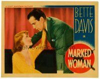 2t142 MARKED WOMAN LC '37 hostess Bette Davis tells DA Humphrey Bogart about her gangster bosses!