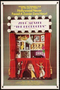 2t076 PRODUCERS 1sh '67 Mel Brooks, Zero Mostel & Gene Wilder perform on Broadway!