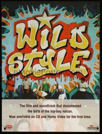 2t211 WILD STYLE video special 18x24 R90s Fab 5 Freddy, Grand Master Flash, birth of hip hop nation!