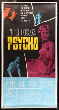2w293 PSYCHO linen 3sh '60 sexy half-dressed Janet Leigh, Anthony Perkins, Alfred Hitchcock