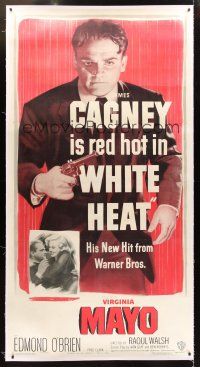 2w301 WHITE HEAT linen 3sh '49 best full-length image of James Cagney, top of the world, Ma!