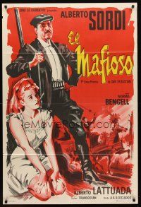 2w345 MAFIOSO Argentinean '62 cool art of gangster Alberto Sordi & sexy Norma Bengell by Raf!