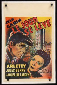 2w060 LE JOUR SE LEVE Belgian R40s Marcel Carne's Daybreak starring Jean Gabin!